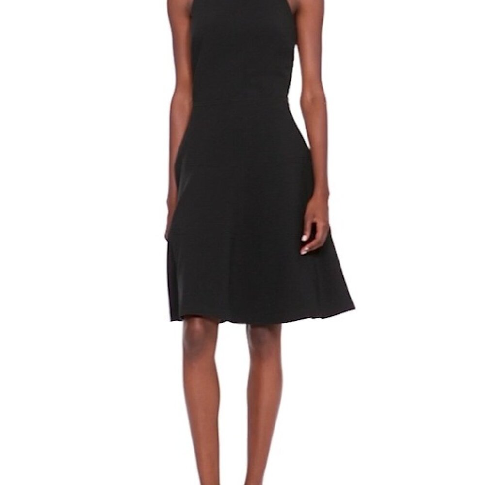 Banana Republic Stretch Racerback Fit & Flare Dress